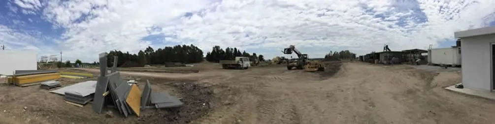 Predio de la planta en Noviembre de 2015